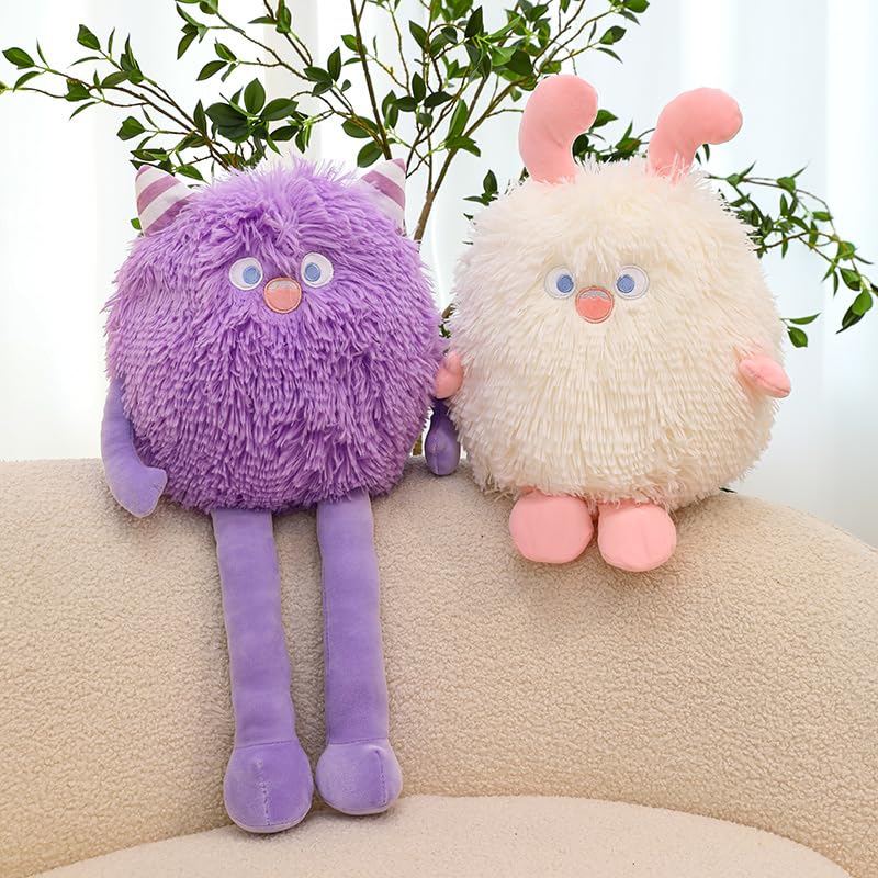 Arkdorz Cute Monster Plush Toy,12.6''Soft Monster Stuffed Animal Plush Pillow Gifts for Kids Boys Girls (Purple)