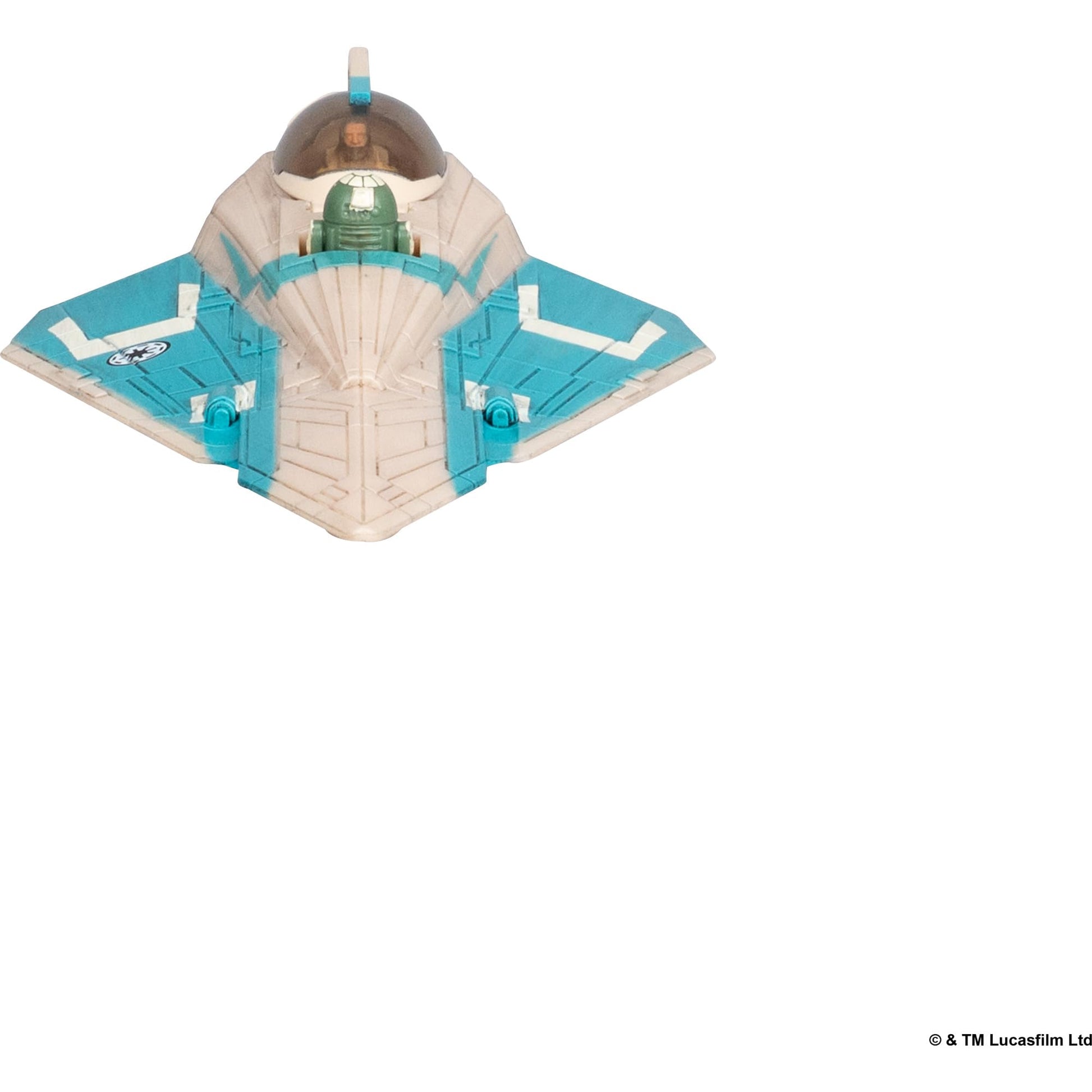 Star Wars™ Micro Galaxy Squadron Qui-Gon Jinn's Jedi Starfighter Mystery Bundle - 3-Inch and 2.5-Inch Vehicles with Accessories (Amazon Exclusive)