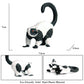 JOKFEICE Realistic Animal Figures Ruffed Lemur Figurines, Science Project, Cake Topper, Early Educational Toys Birthday for Toddlers Kids Age 3 4 5