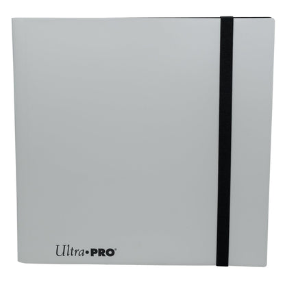 Ultra Pro - Eclipse 12-Pocket Arctic White PRO-Binder for 480 Cards Standard Size Cards, Protects Collectible Cards, Gaming Cards and Sports Cards In