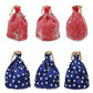 E-TING 5pcs Fashion Gorgeous Princess Wedding Party Gown Dresses Clothes with Floral-Print Voile All Around for Girl Doll(Random Pick)