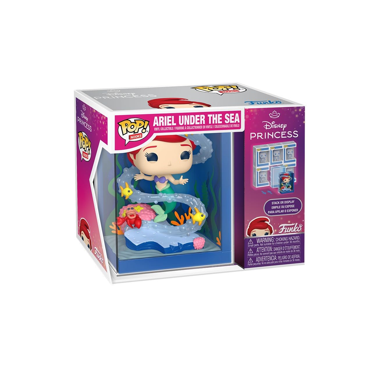 Funko Pop! Nooks: The Little Mermaid - Ariel Under the Sea - Collectable Vinyl Figure - Gift Idea - Official Merchandise - Toys for Kids & Adults -