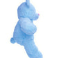 Recordable 8" Plush Baby Blue Patches Bear w/20 Second Digital Recorder for Special Messages, Rymes or Songs