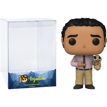 Funko O s c a r M a r t i n e z : P o p ! TV Vinyl Figurine Bundle with 1 Compatible 'ToysDiva' Graphic Protector (1173-57397 - B)
