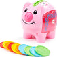 Fisher-Price Baby & Toddler Toy Laugh & Learn Smart Stages Piggy Bank with Learning Songs & Phrases for Infants Ages 6+ Months