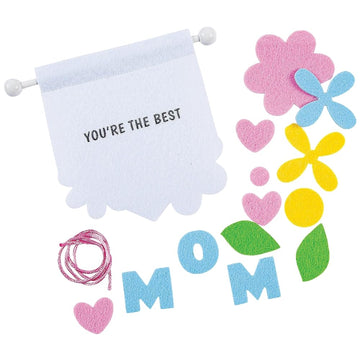 Fun Express Mini Mother’s Day Banner Craft Kit - 12 Pc.