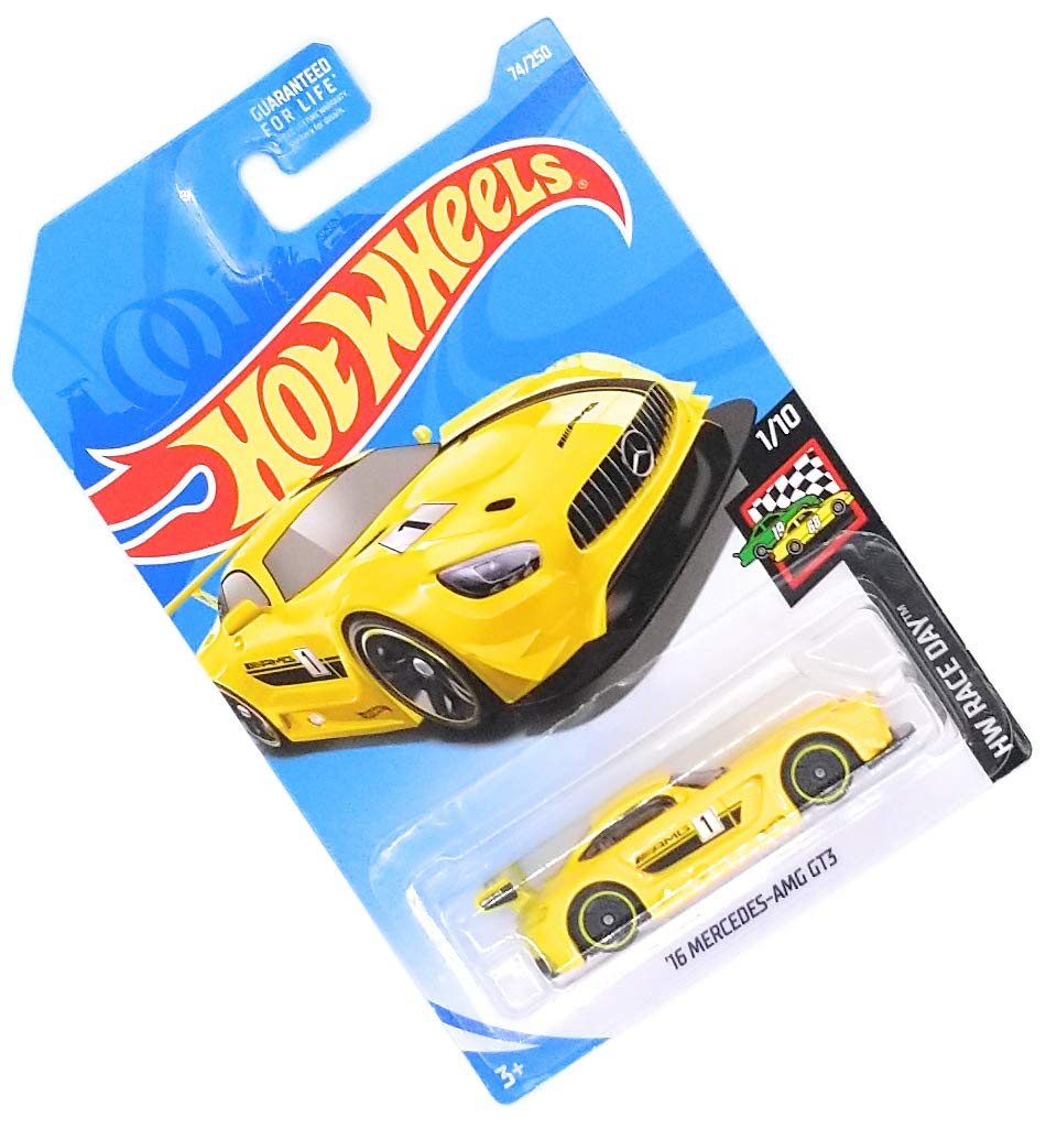 Hot Wheels 2019 Hw Race Day 1/10: '16 Mercedes-AMG GT3 (Yellow)