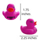 Crafters Cup VHOB You've Been Ducked Rubber Ducks | Bulk 20 Pack | Rubber Ducky 2.25 inches Wide and 1.75 inches Tall | Use with Duck Duck Tags |