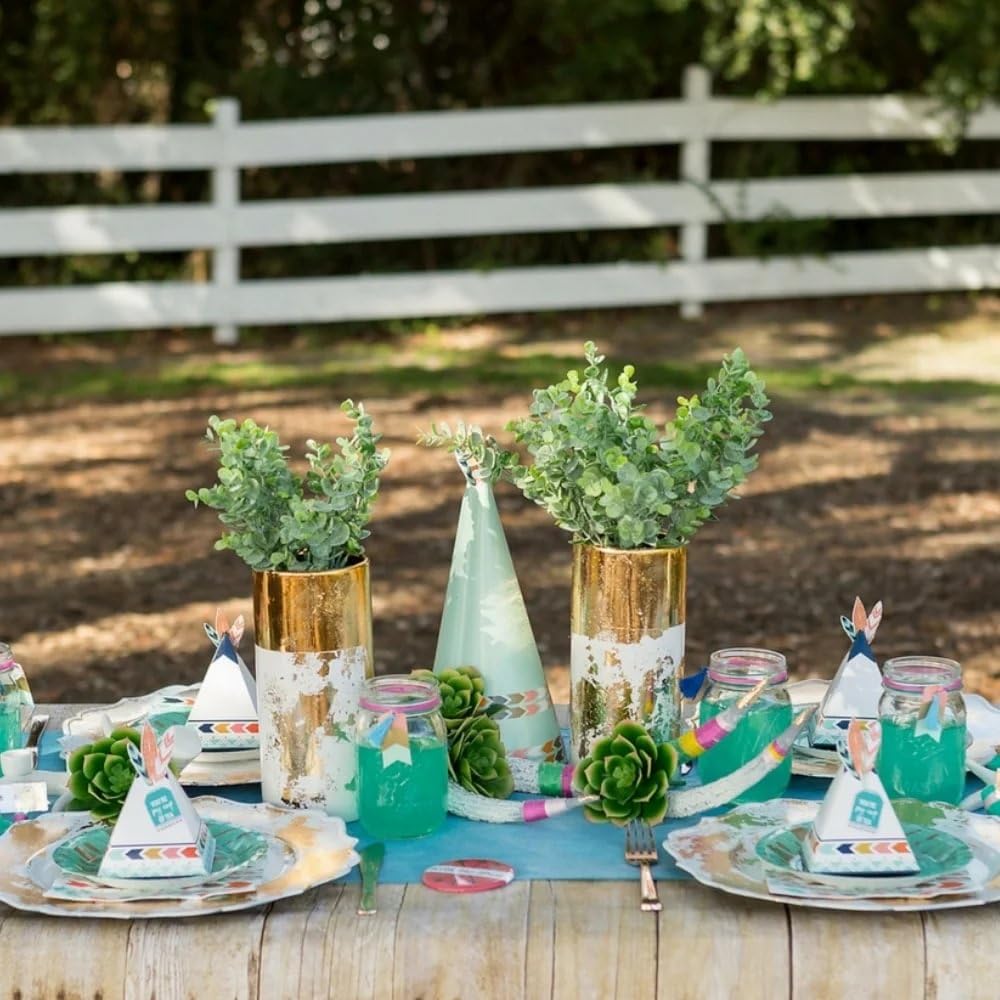 Fun Express - Tribal Baby Centerpiece (3pc) for Baby - Party Decor - General Decor - Centerpieces - Baby - 3 Pieces