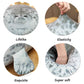 EHOTONG Cute Blob Seal Pillow, Chubby Seal Plush Hug Pillow Soft Stuffed Animal Toy (Gray,11.5")