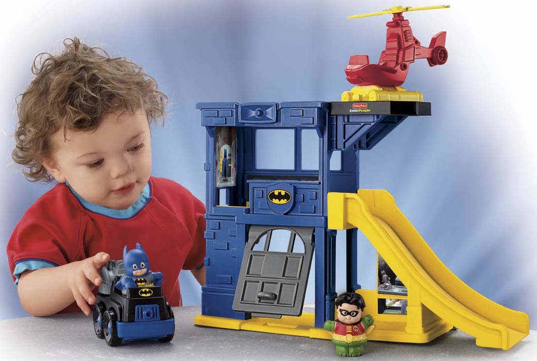 Fisher-Price Little People DC Super Friends Batcave Playset