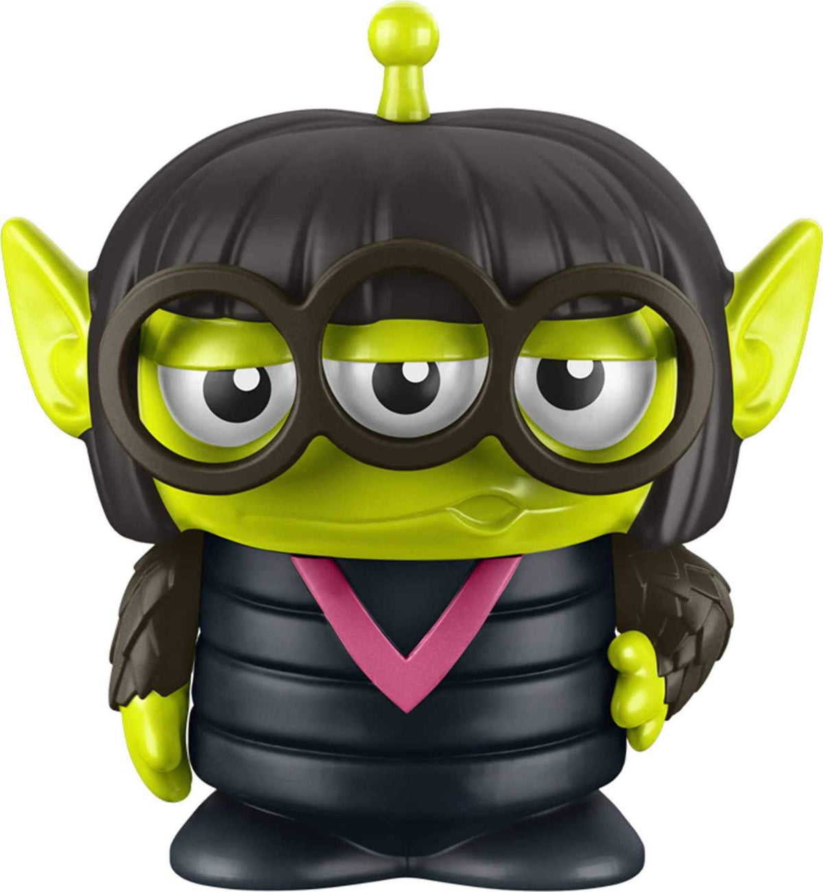 Mattel Pixar Alien Remix 3-Pack Bo Peep, Edna Mode & EVE 3-in Mashup Character Figures in a Pizza Box Package, Disney Mattel Pixar Toy Story Movie