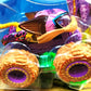 Hot Wheels Monster Trucks, Monster High Clawdeen Wolf with Crushed Car, Die-cast Vehicle