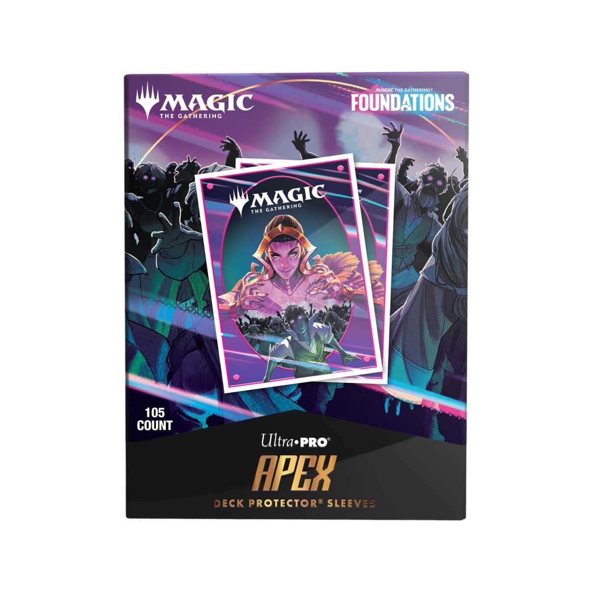 Ultra PRO - Foundations Liliana 105ct APEX Deck Protector™ Sleeves for Magic: The Gathering, Card Sleeves & TopLoaders for Cards - Friendly Trading