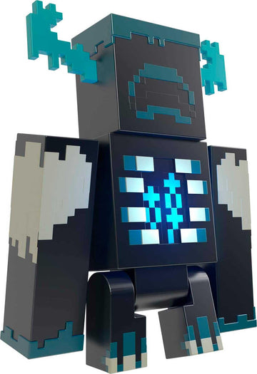 Mattel Minecraft Toys Warden Action Figure with Lights, Sounds and Accessories, Gift for Kids (Amazon Exclusive)