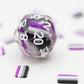 Asexual Flag RPG Dice Set