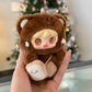 Rlvgqu Yooki Take A Bite of Bear Series Plush Box Cute Action Figures Collectible Mystery Stuffed Doll Toys Bag Charm Pendant Keychain Birthday