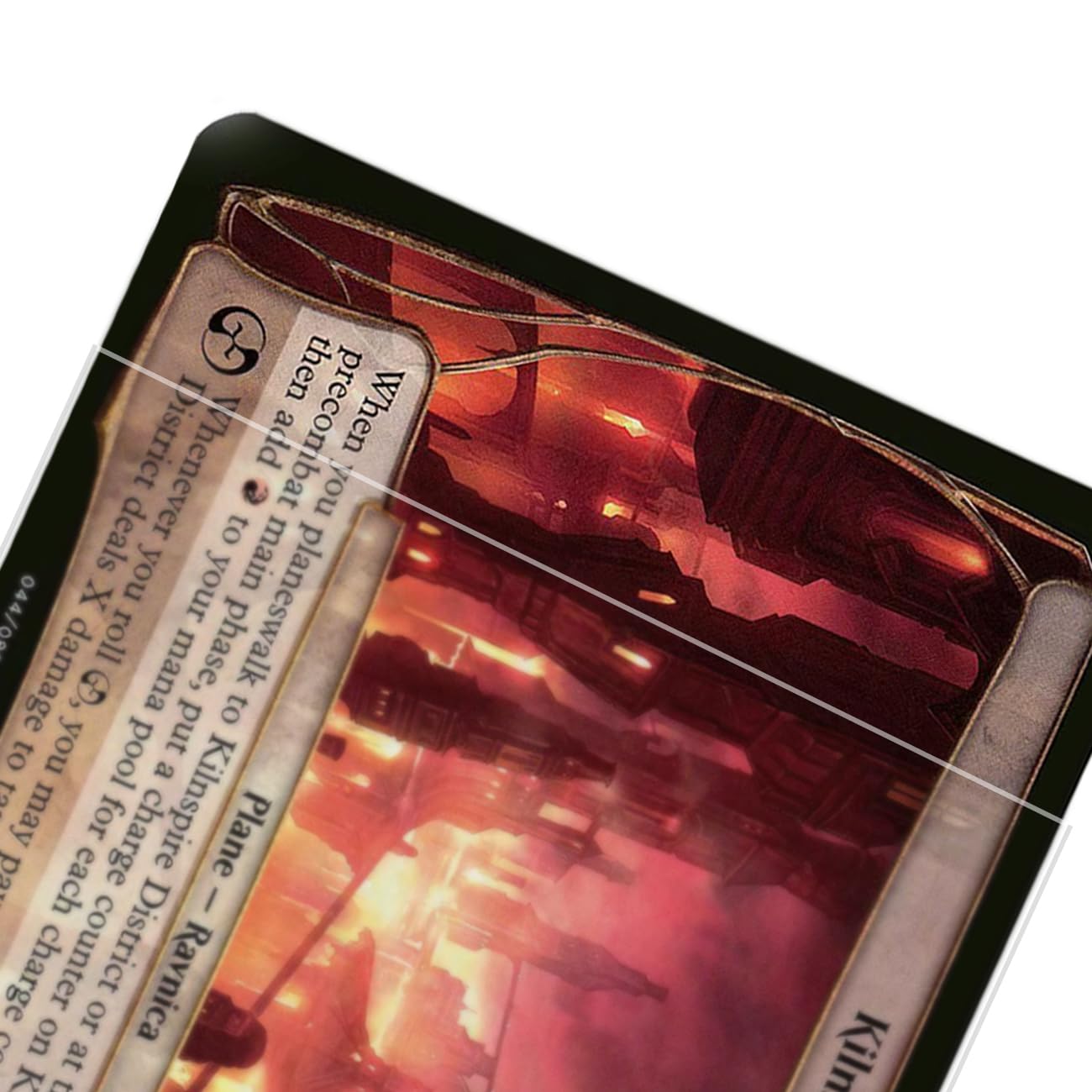 MTG Plane Chase Oversize Card Sleeves Fits Plane Chase Cards in March of The Machine & Dr. Who Commander Deck & Transformer TCG Promo Card 3.58 inch x