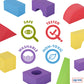 LOLO TOYS Large Building Foam Blocks for Toddlers - Giant Jumbo Big Building Blocks (30 Pieces)