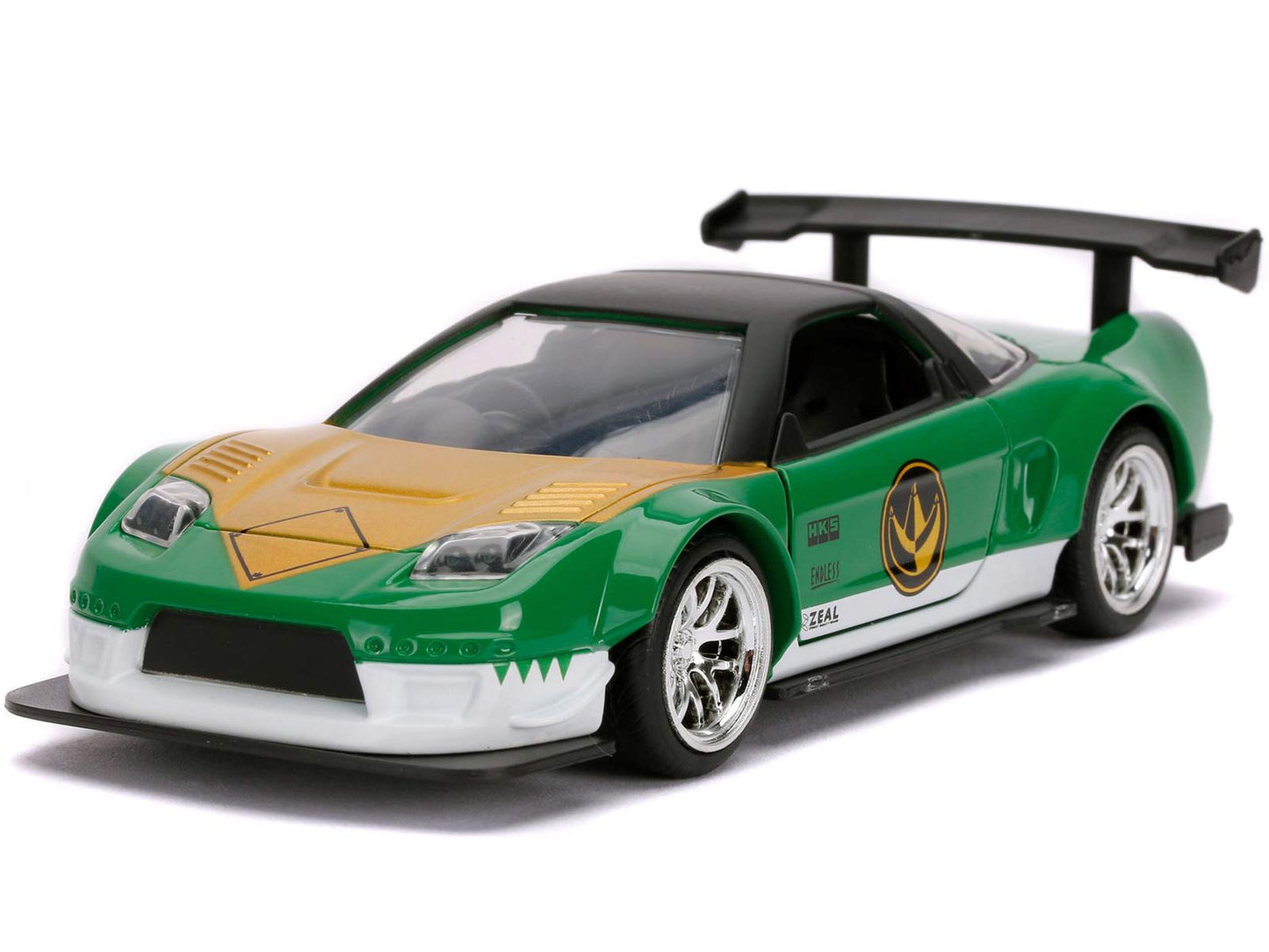 Jada Toys Power Rangers 1:32 Green Ranger 2002 Honda NSX Type-R Die-cast Cars, Toys for Kids and Adults