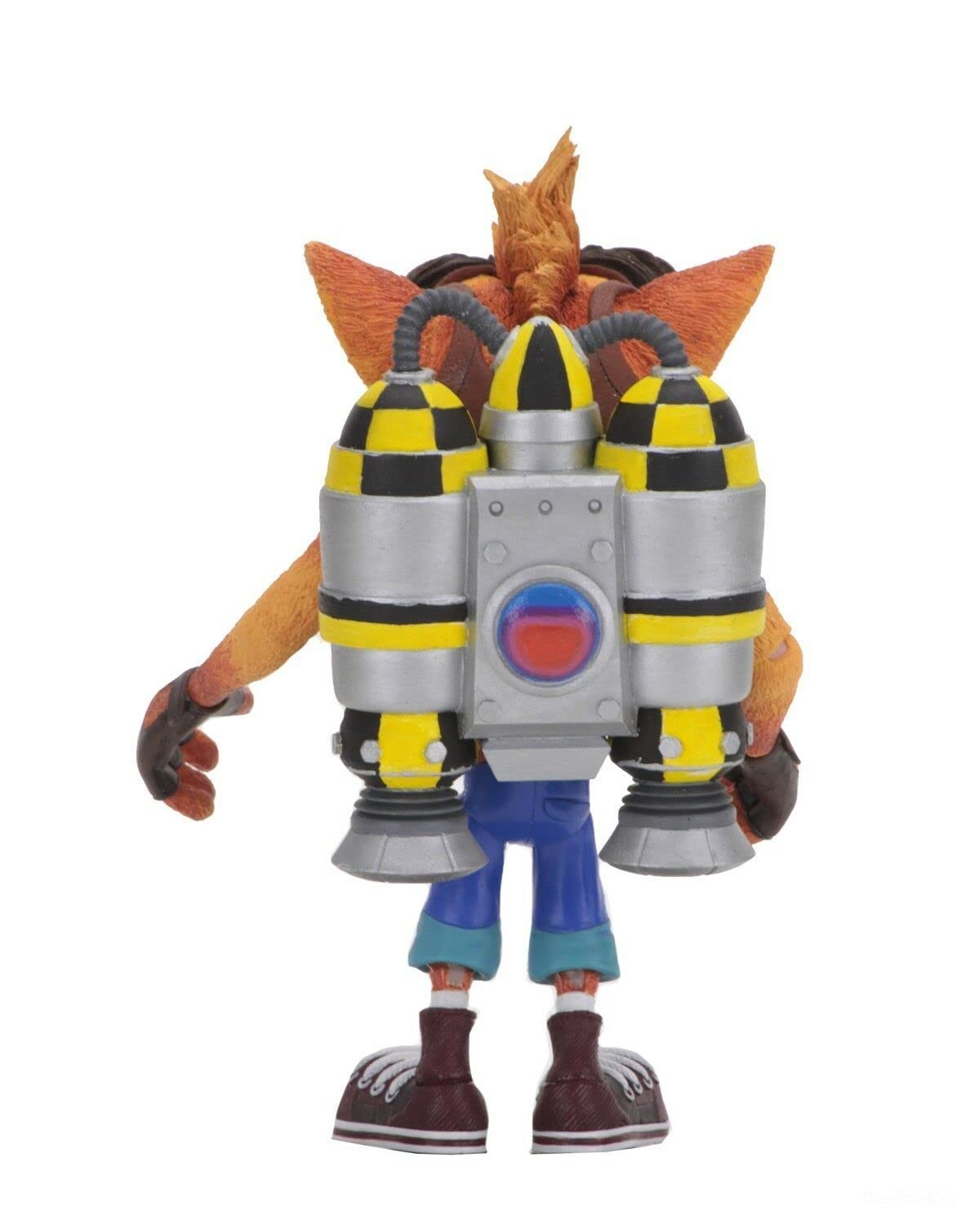 NECA - Crash Bandicoot 7" Scale Action Figure ? Deluxe Crash with Jetpack