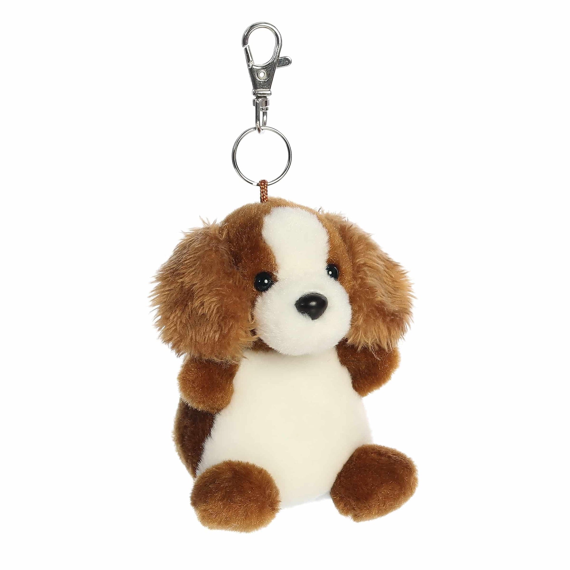 Aurora® Adorable Palm Pals™ Lady Spaniel™ Clip-On - Fun Collectible Plush for Kids and Adult Collectors - Perfect for Decorating Rooms and Birthday
