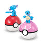 MEGA Pokémon Action Figure Building Toys Set, Water-Type Trainer Team with 79 Pieces, 2 Inches Tall, for Kids