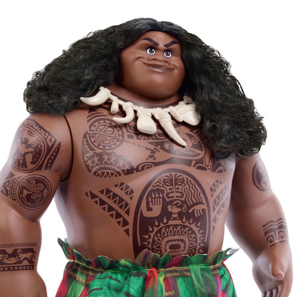 Mattel Disney Moana 2 Voyager 2 Doll Set, Moana & Maui Fashion Dolls in Removable Outfits with 4 Accessories, Inspired by the Movie