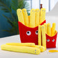 JPORSHU Hamburger French Fries Plush Pillow?16 inches Food Plush Stuffed Pillow?Soft Sofa Cushion Plushie Toy?Cartoon Toy Pillow Gifts for Kids