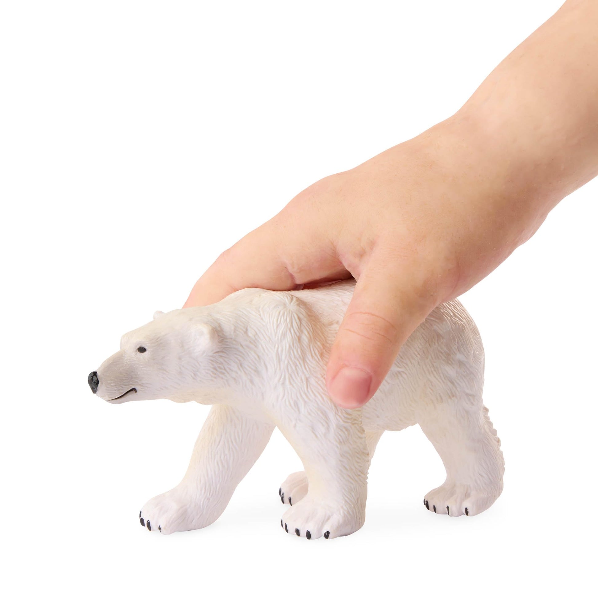 Terra by Battat Polar Bear Family Animal Figures, 4-Piece Arctic Set