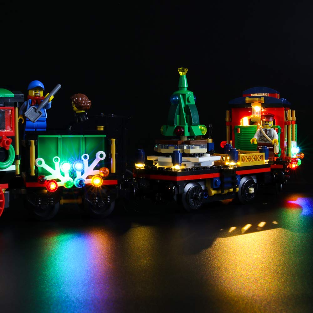 Lightailing Light Set for (Creator Expert Winter Holiday Train) Building Blocks Model - Led Light kit Compatible with Lego 10254(NOT Included