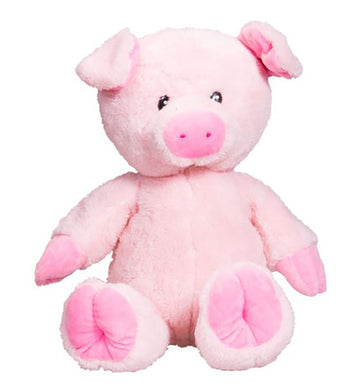 Cuddly Soft 16 inch Stuffed Pink Pig...We Stuff 'em...You Love 'em!