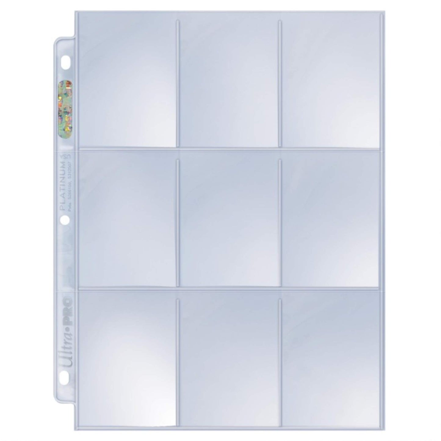 Ultra Pro Trading Card Sleeves - 9 Pocket Card Sleeves for Binder - Platinum Series Pages for Cards & Memorabilia - Archival Safe, UV Protection &