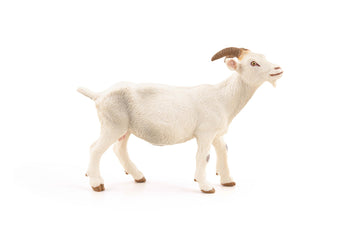 Papo - Realistic White Goat Figure - Ages 3+ - Farm Life Collection - Educational Play Farm Animals - Gift Idea Toy for Girls and Boys