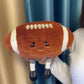 XIZHI 12" Cute Football Plush Toys Soft Stuffed Sport Throw Pillow Plush Ball Gift for Kids Birthday and Christmas Decoration (Rugby)