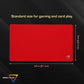 BCW Spectrum Playmat - Red (24" x 14") | Stitched Edges for Durability | Ideal for TCG, Tabletop Gaming & Magic: The Gathering
