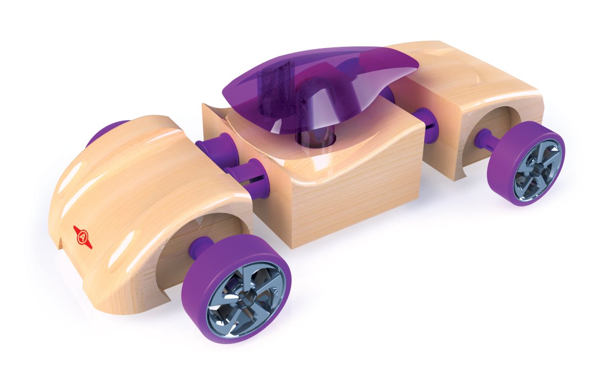 Automoblox Mini HR5 Scorch and SC1 Chaos 2-Pack , Red and Purple , 4.5" x 1.75"