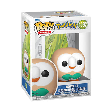Funko Pop! Games: Pokemon - Rowlet - Collectable Vinyl Figure - Gift Idea - Official Merchandise - Toys for Kids & Adults - Games Fans - Model Figure