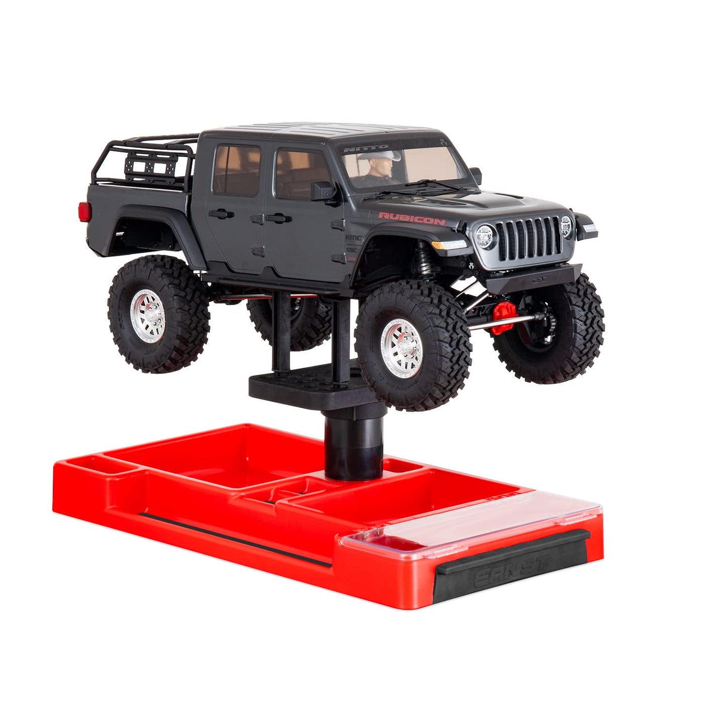 Ernst RC Car Stand and Workstation for RC Cars, RC Aircraft, Model Crawlers, Monster Trucks, Drones and Electric Boats