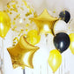 24 Pcs 18" Gold Star Balloons Foil Balloons Mylar Balloon for Baby Shower, Gender Reveal, Wedding, Magical Prom or Engagement Party Decoration