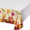 Creative Converting Fall Leaves Plastic Tablecloth