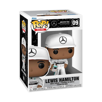 Funko POP! Racing: Racing - Lewis Hamilton with Helmet - Mercedes-Benz - Collectable Vinyl Figure - Gift Idea - Official Merchandise - for Kids &