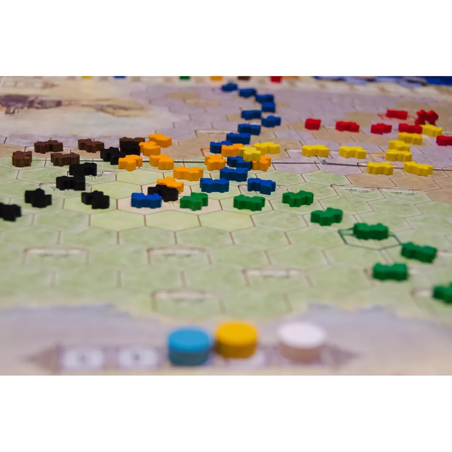 Rio Grande Games Prussian Rails: Economic Train Strategy Board Game, Investment Bidding, 3-5 Players, 90-120 Minutes