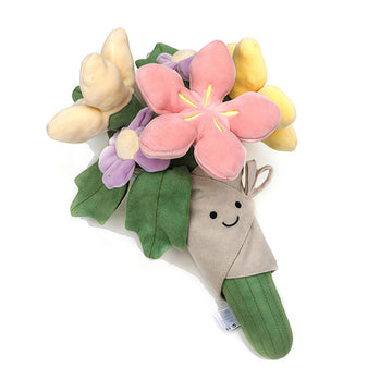 Courtco Cute Flower Plush Doll Stuffed Plant Plushie Soft Flower Doll Lovely Smiling Face?Decor Home Andbedroom Sweet Gifts for Women for Boys