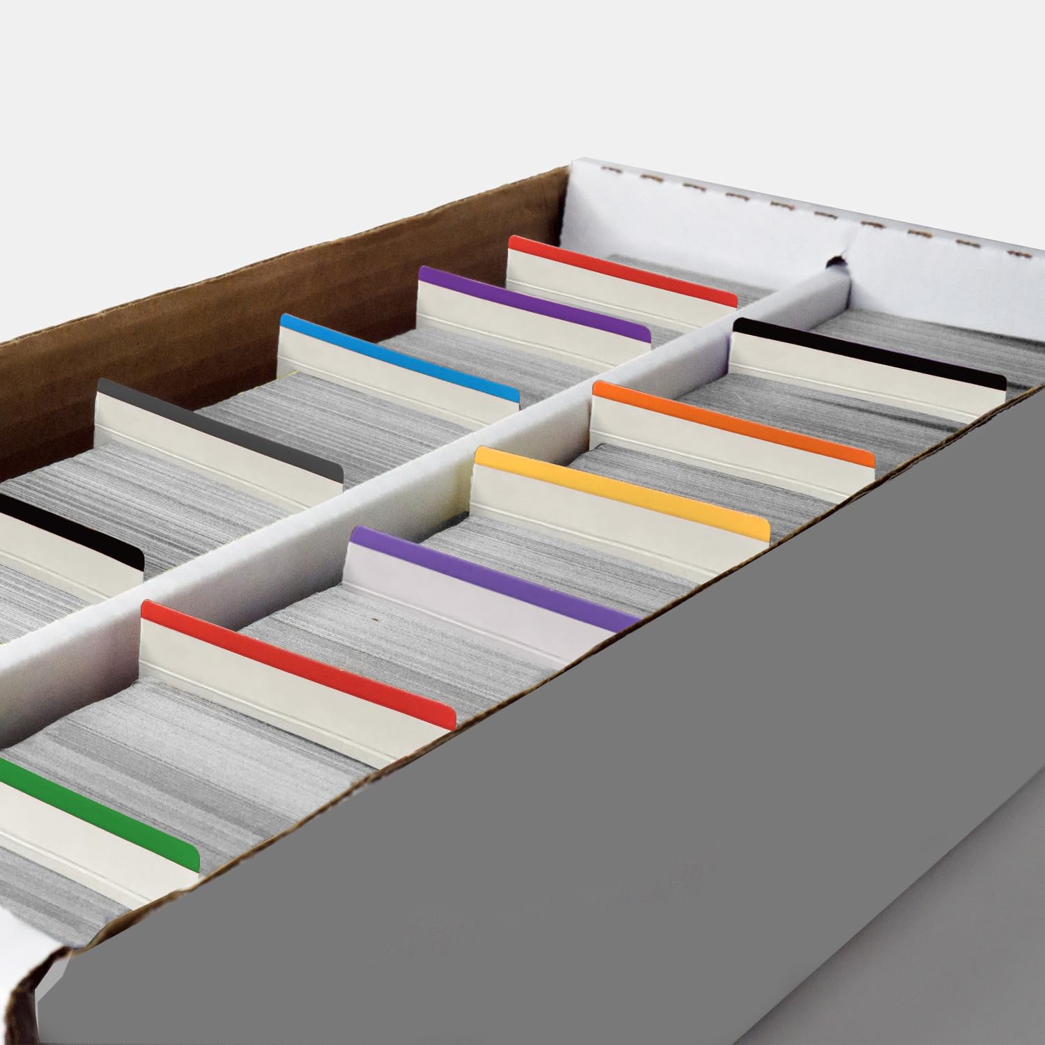 Trading Card dividers, Card Dividers for Storage Boxes, Card Box Dividers for MTG TCG Baseball Sports Card, 80