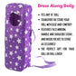 Dress Along Dolly 18" Doll Storage Carrying Case - (Purple Star) Compatible with American Girl- Durable Organizer Storage Traveling Accessories Case w