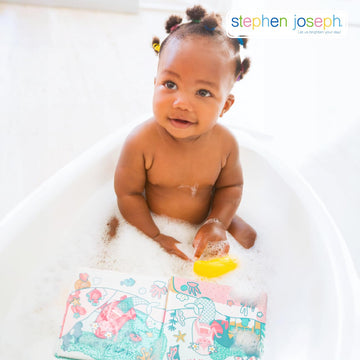 Stephen Joseph, Floating Color Changing Bathtime Book, Toddler Bath Toys, Axolotl