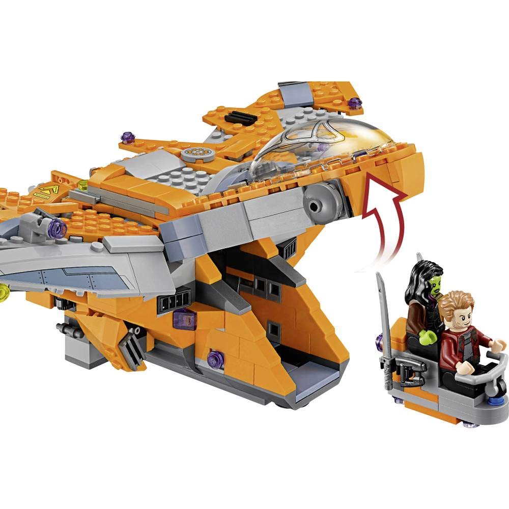 Lego 76107 Marvel Avengers Thanos Ultimate Battle Playset, The Guardian's Ship, Iron Man, Star-Lord, Gamora & Thanos Action Figures, Superhero Toys