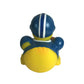 3" Rubber Duck [Sealed Hole, Floats Upright] - Baby Safe Bathtub Bathing Toy - Football Rubber Duck