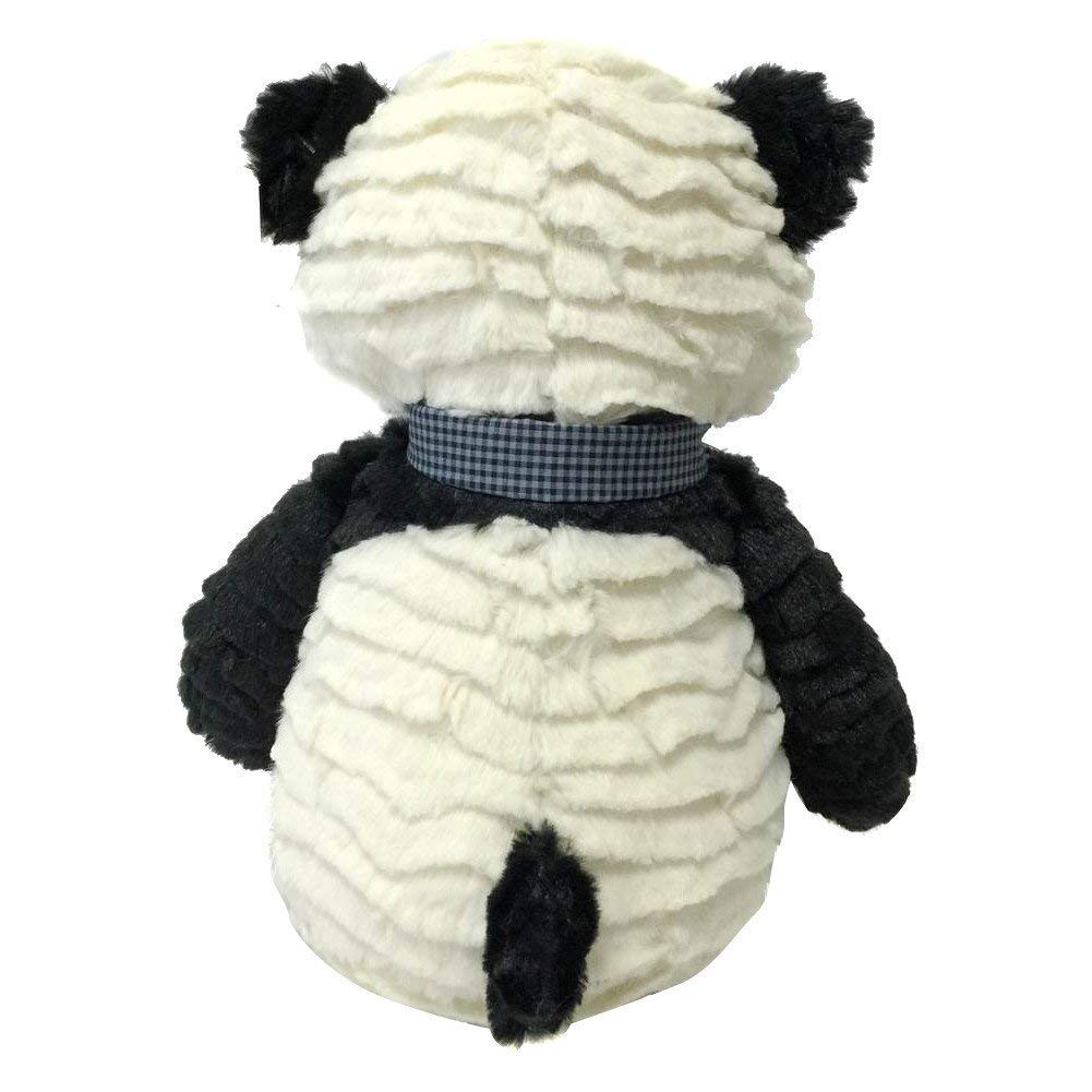 Snuggle Stuffs Plush Sitting Charcoal and Cream Precious Panda Bear, 18"